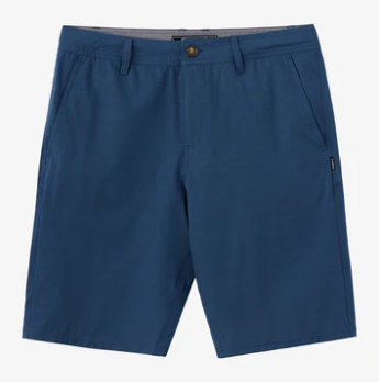 O'Neill Reserve Light Check 21" Hybrid Shorts - Navy