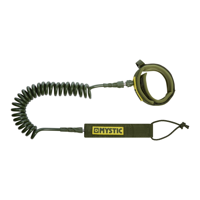 Mystic Coiled Board Leash Calf