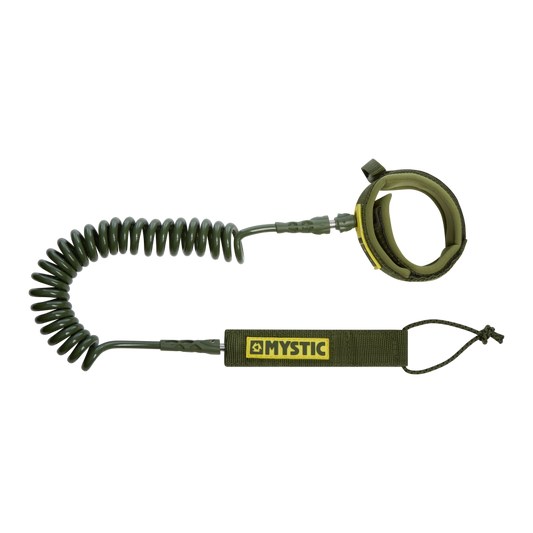 Mystic Coiled Board Leash Calf