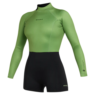 Mystic Womens Lunar 2/2mm Back Zip L/S Spring Suit