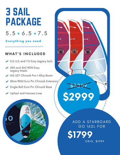 3 Sail Ezzy Legacy Package (Larger)