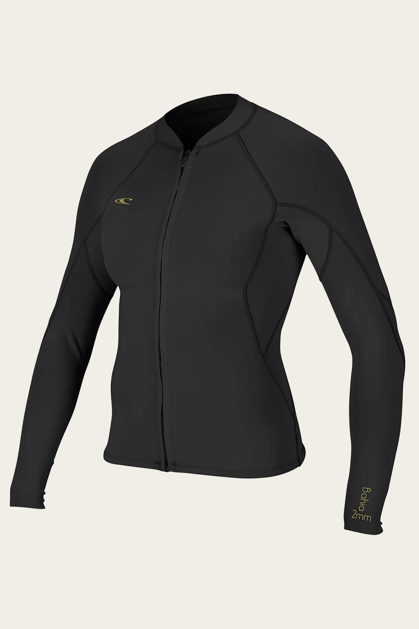 O'Neill Womens Bahia 1/.5 Full Zip Jacket Glide Black
