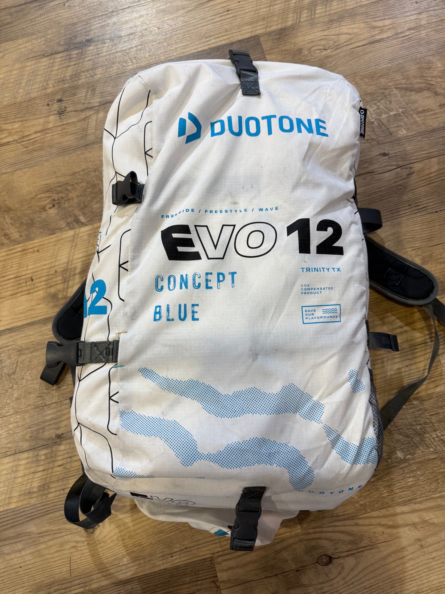 2024 Duotone Evo Concept Blue 12m DEMO Kite