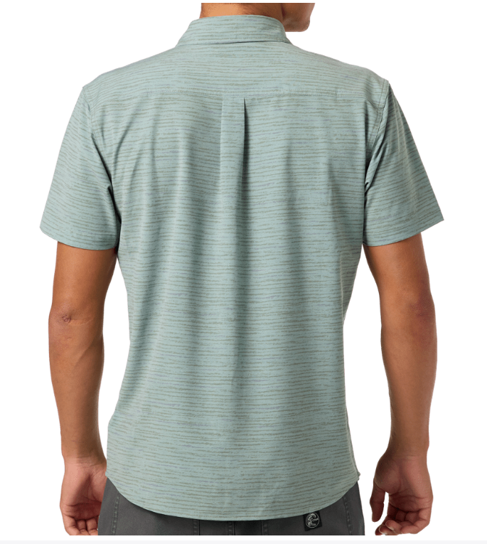 O'NEILL TRVLR UPF TRAVERSE STRIPE STANDARD SS WOVEN SHIRT