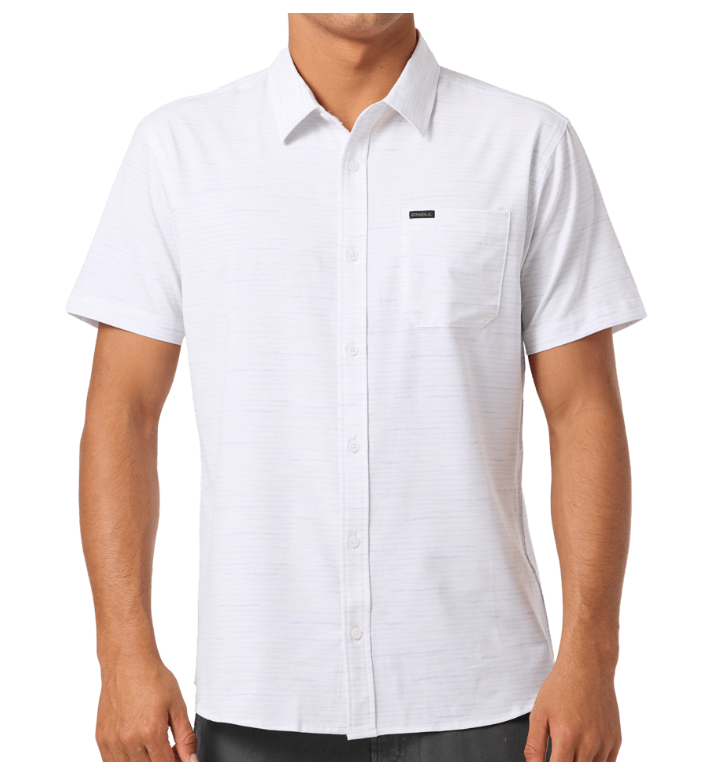 O'NEILL TRVLR UPF TRAVERSE STRIPE STANDARD SS WOVE SHIRT