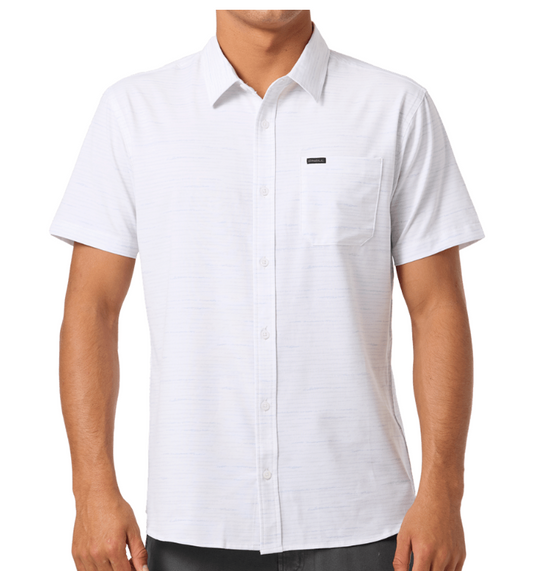 O'NEILL TRVLR UPF TRAVERSE STRIPE STANDARD SS WOVE SHIRT