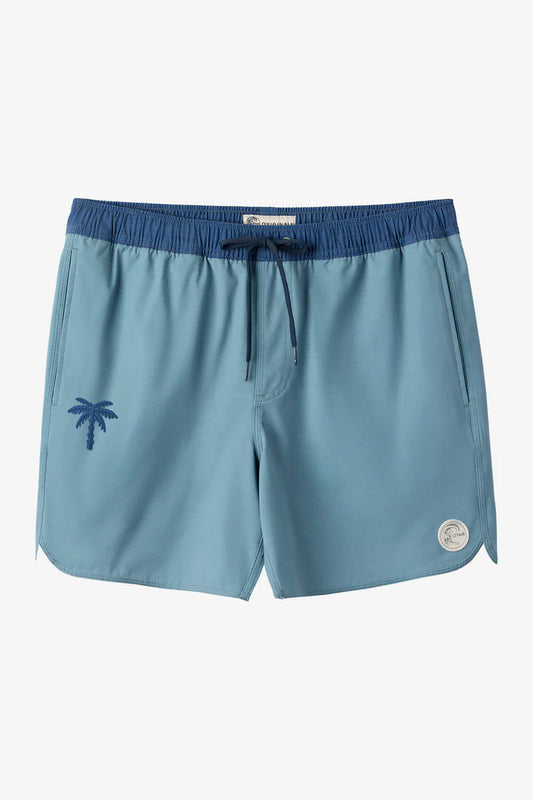 O'Neill O'Riginals Solid Scallop 16" Volley Shorts
