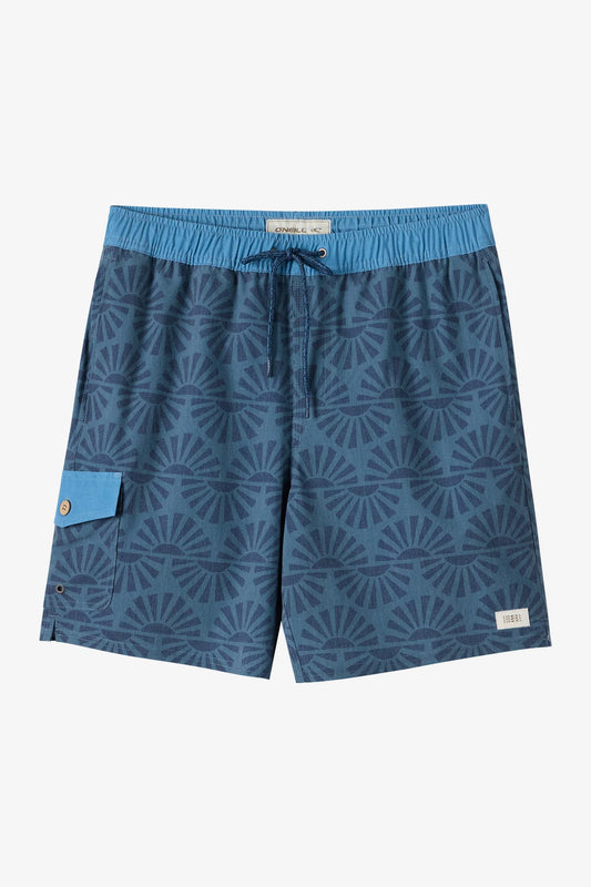 O'Neill Hermosa Retro E-Waist 17" Boardshorts - Dark Slate
