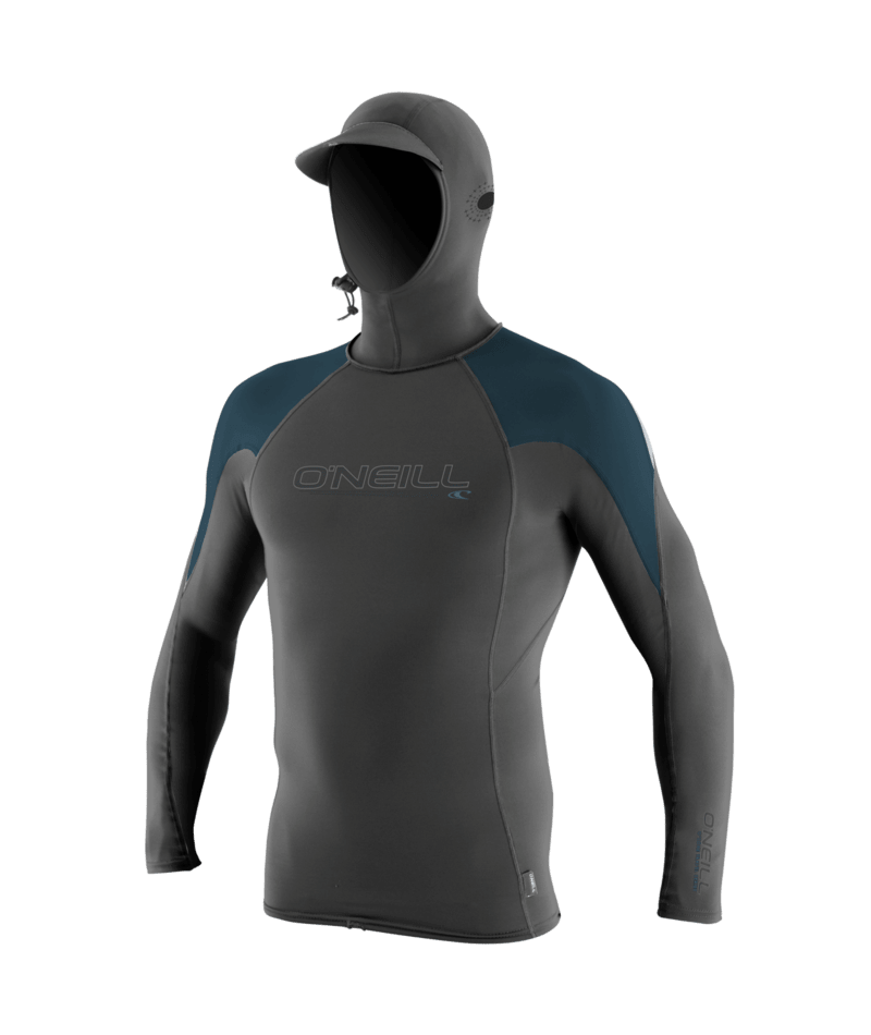 O'neill Premium O'Zone L/S Rash Guard W/hood GREY