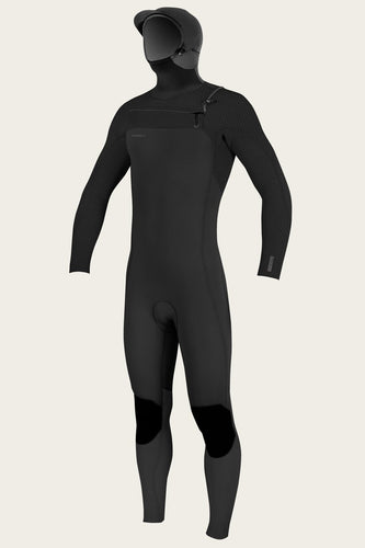 O'neill HyperFreak 5/4+mm Chest Zip w/Hood Full Wetsuit
