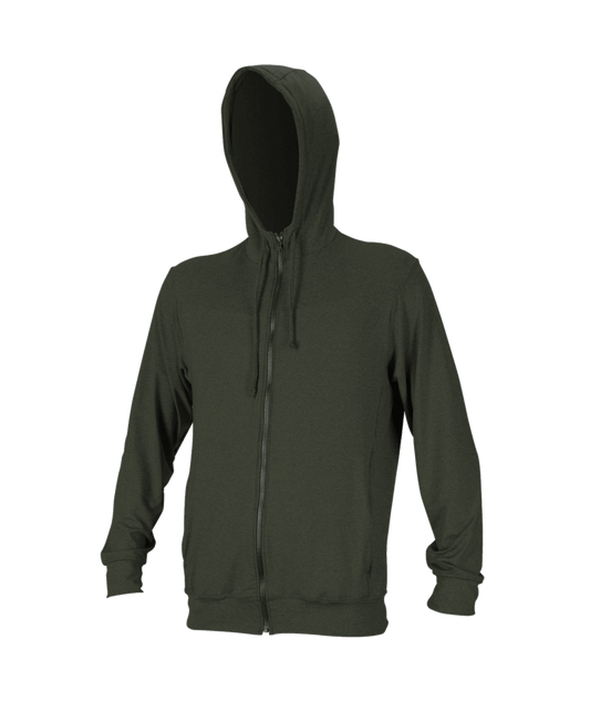 2022 O'neill Blueprint Long Sleeve Full Zip Sun Hoodie - Ghost Green