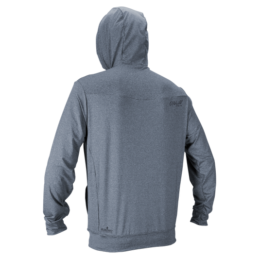 O'Neill Blueprint Long Sleeve Full Zip Sun Hoodie - SMOKE