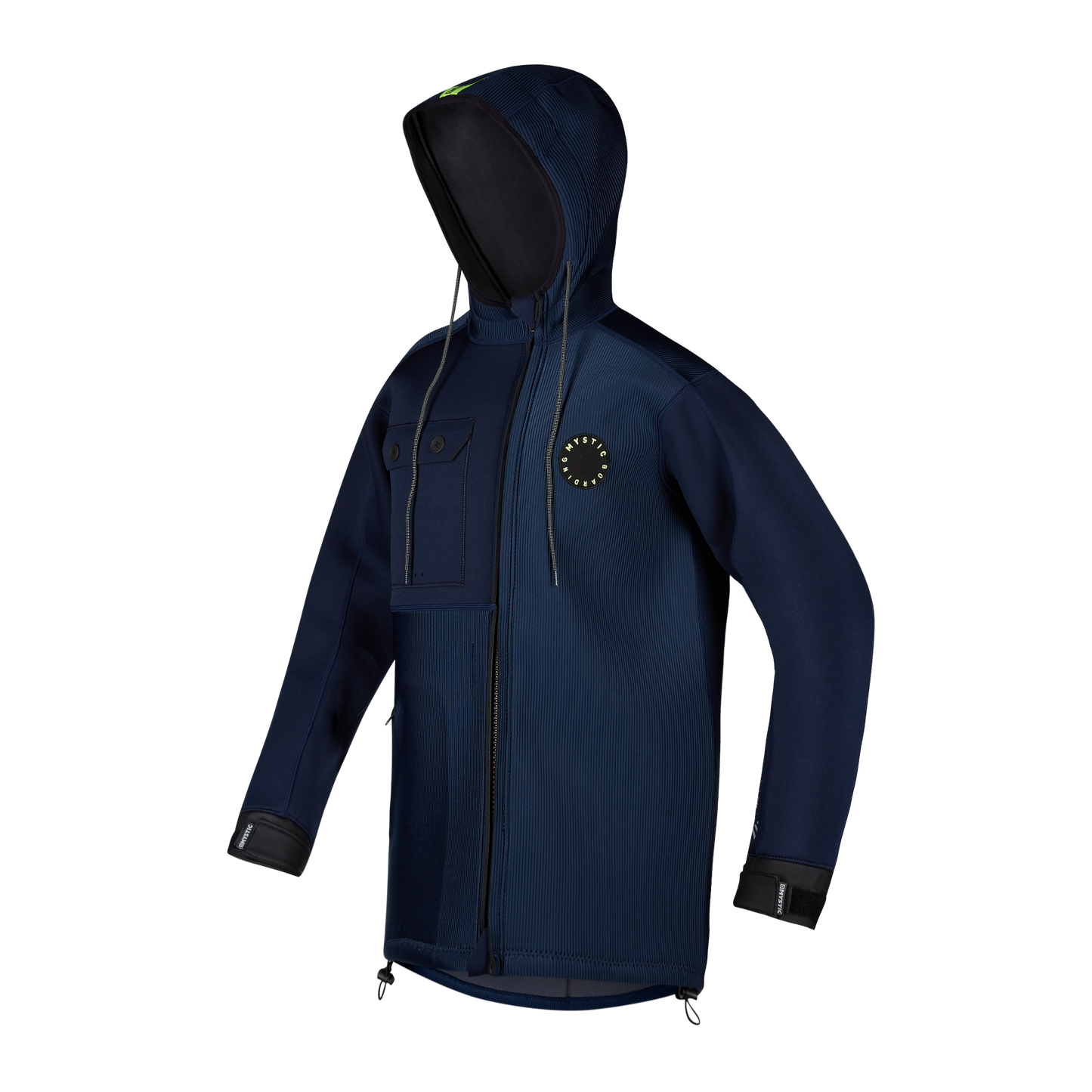 Mystic Neoprene Ocean Jacket - Navy / Lime