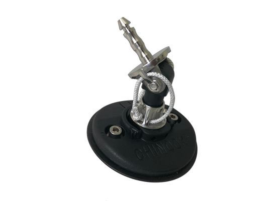 Chinook PROFLEX 2-bolt Mast Base w/ Euro Pin - OceanAir Sports